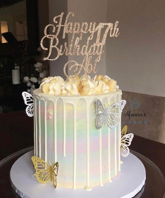 Personalised cake topper