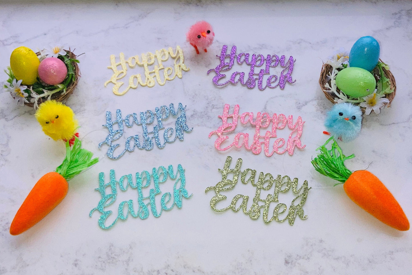 Easter cupcake toppers