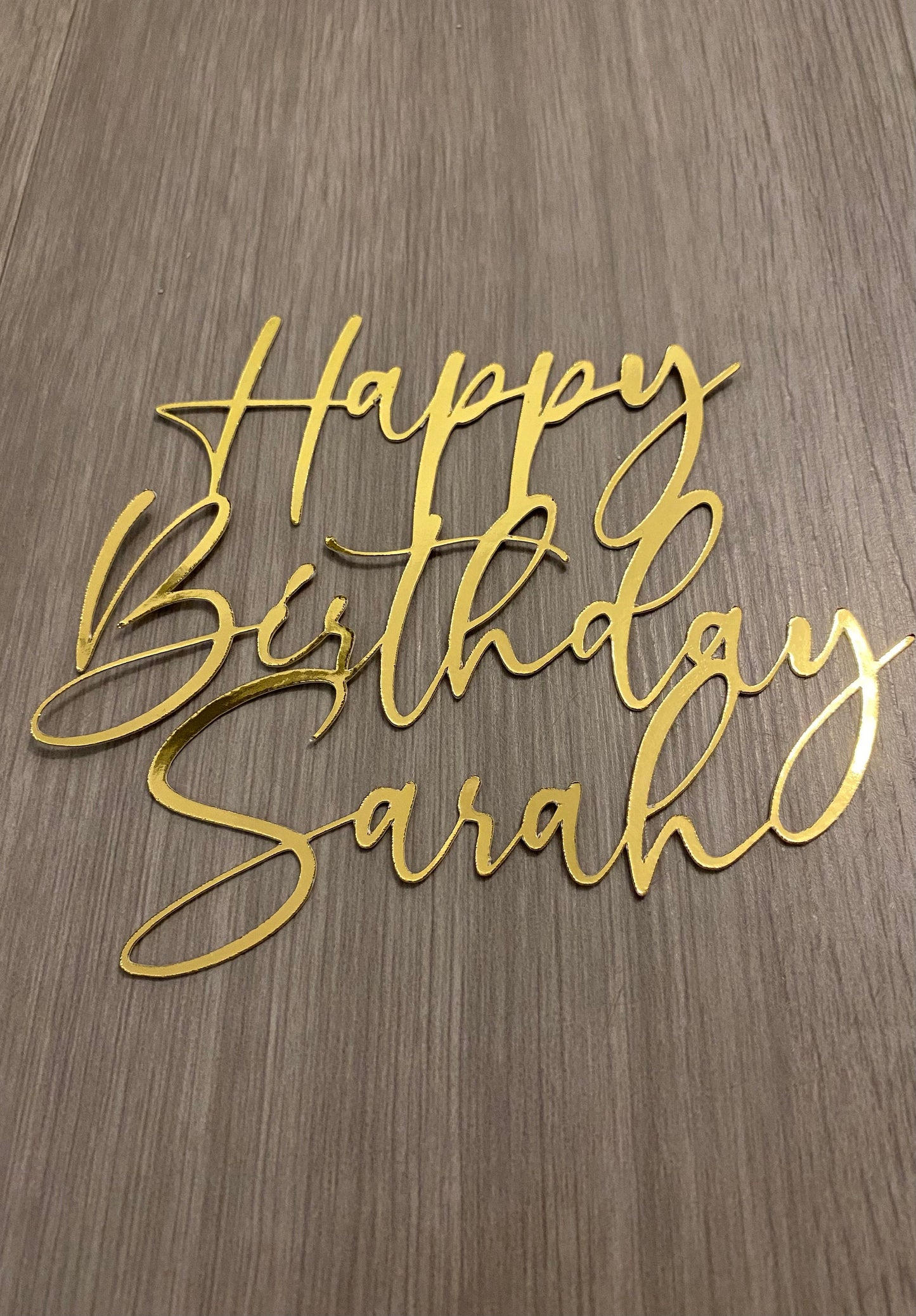Personalised cake topper