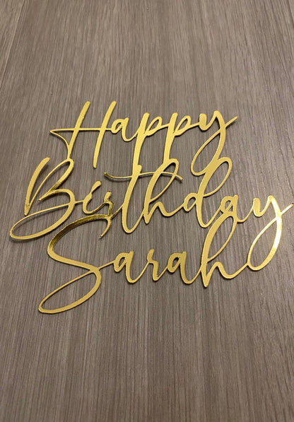 Personalised cake topper