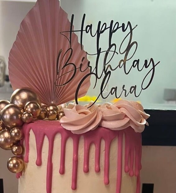 Personalised cake topper