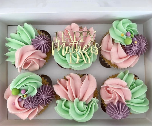 Happy Mother’s Day cupcake toppers
