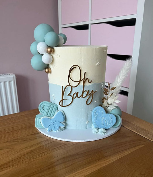 Oh baby cake topper