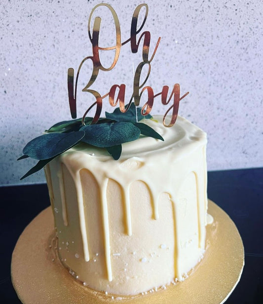 Oh baby cake topper