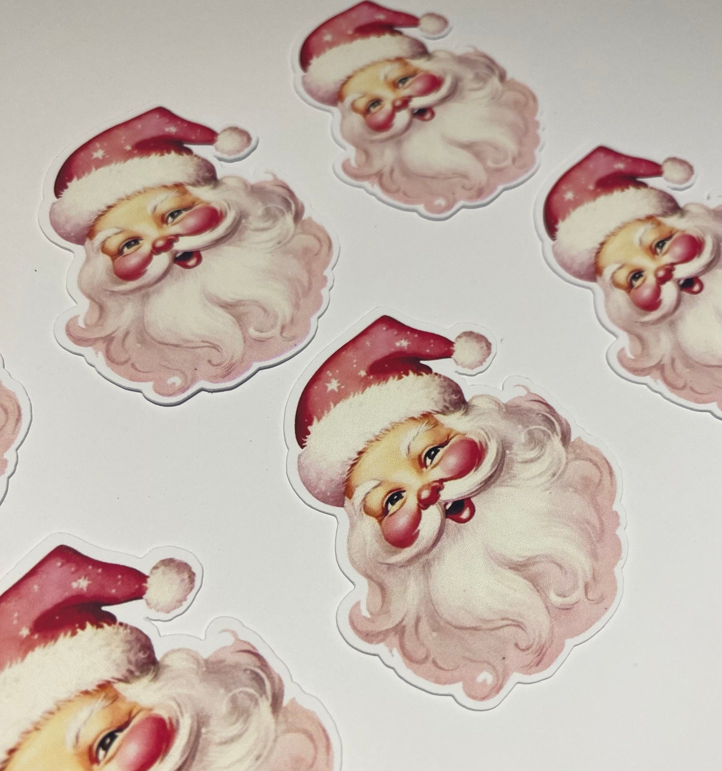 Santa cupcake toppers