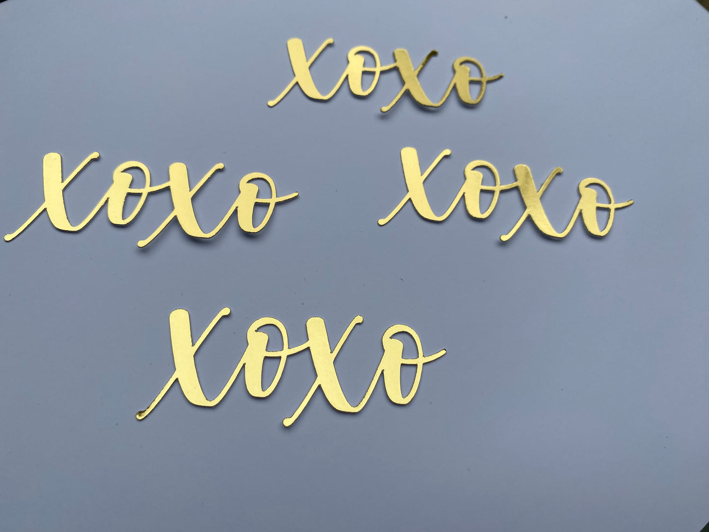 XOXO, Valentines cupcake toppers