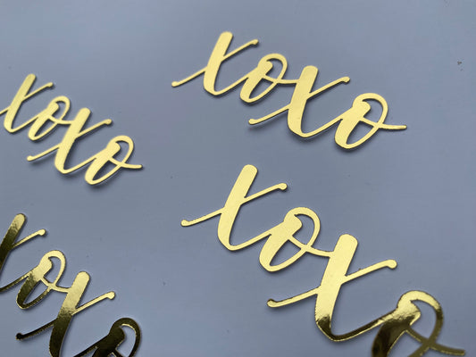 XOXO, Valentines cupcake toppers